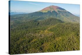 Mt. Edgecumbe, Kruzof Island, Alexander Archipelago, Southeast Alaska, USA-Mark A Johnson-Stretched Canvas