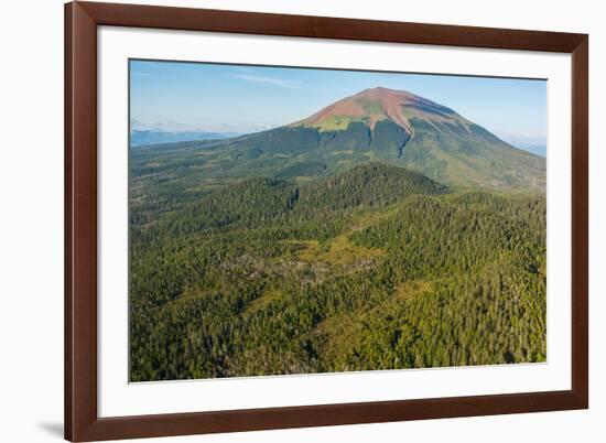 Mt. Edgecumbe, Kruzof Island, Alexander Archipelago, Southeast Alaska, USA-Mark A Johnson-Framed Photographic Print