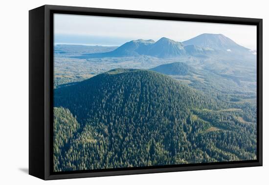 Mt. Edgecumbe, Kruzof Island, Alexander Archipelago, Southeast Alaska, USA-Mark A Johnson-Framed Stretched Canvas