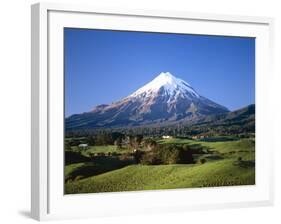 Mt.Egmont, Taranaki, North Island, New Zealand-Steve Vidler-Framed Photographic Print