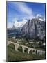 Mt Eiger, Mt Jungfrau and Mt Monch, Murren, Bernese Oberland, Switzerland-Hans Peter Merten-Mounted Photographic Print