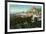 Mt. Etna from Taormina, Sicily, Italy-null-Framed Premium Giclee Print