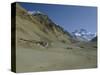 Mt. Everest 8848M and Rongbuk Monastery, Himalayas, Tibet, China-Gavin Hellier-Stretched Canvas