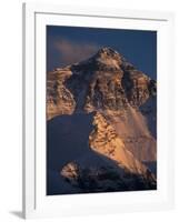 Mt. Everest at Sunset From Rongbuk, Tibet-Vassi Koutsaftis-Framed Photographic Print