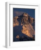 Mt. Everest at Sunset From Rongbuk, Tibet-Vassi Koutsaftis-Framed Photographic Print