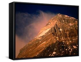 Mt. Everest at Sunset, Mt. Everest,Sagarmatha, Nepal-Anders Blomqvist-Framed Stretched Canvas