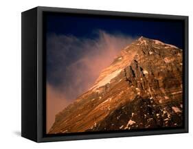 Mt. Everest at Sunset, Mt. Everest,Sagarmatha, Nepal-Anders Blomqvist-Framed Stretched Canvas