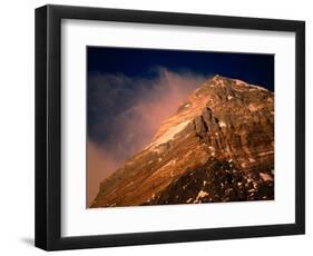 Mt. Everest at Sunset, Mt. Everest,Sagarmatha, Nepal-Anders Blomqvist-Framed Photographic Print