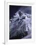 Mt. Everest from South with Dark Blue Sky, Nepal-Michael Brown-Framed Photographic Print