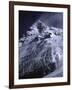 Mt. Everest from South with Dark Blue Sky, Nepal-Michael Brown-Framed Photographic Print