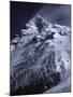 Mt. Everest from South with Dark Blue Sky, Nepal-Michael Brown-Mounted Photographic Print