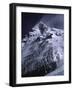 Mt. Everest from South with Dark Blue Sky, Nepal-Michael Brown-Framed Photographic Print