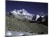 Mt. Everest Seen from the North Side, Tibet-Michael Brown-Mounted Premium Photographic Print