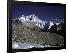 Mt. Everest Seen from the North Side, Tibet-Michael Brown-Framed Photographic Print