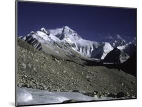 Mt. Everest Seen from the North Side, Tibet-Michael Brown-Mounted Photographic Print