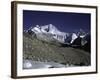 Mt. Everest Seen from the North Side, Tibet-Michael Brown-Framed Photographic Print