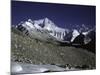 Mt. Everest Seen from the North Side, Tibet-Michael Brown-Mounted Photographic Print