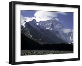 Mt. Everest Seen from the North Side, Tibet-Michael Brown-Framed Photographic Print