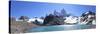 Mt Fitz Roy and Laguna Los Tres, Panoramic View, Fitzroy National Park, Argentina-Mark Taylor-Stretched Canvas