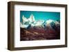 Mt. Fitz Roy Los Glaciares-null-Framed Art Print