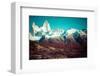 Mt. Fitz Roy Los Glaciares-null-Framed Art Print