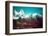 Mt. Fitz Roy Los Glaciares-null-Framed Art Print