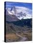 Mt. Fitzroy, Patagonia, Argentina-Walter Bibikow-Stretched Canvas