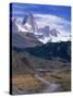 Mt. Fitzroy, Patagonia, Argentina-Walter Bibikow-Stretched Canvas