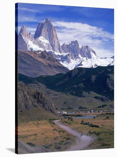 Mt. Fitzroy, Patagonia, Argentina-Walter Bibikow-Stretched Canvas