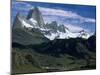 Mt. Fitzroy, Patagonia, Argentina-Walter Bibikow-Mounted Premium Photographic Print