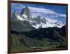 Mt. Fitzroy, Patagonia, Argentina-Walter Bibikow-Framed Photographic Print