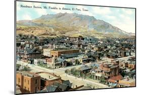 Mt. Franklin, Old El Paso-null-Mounted Art Print