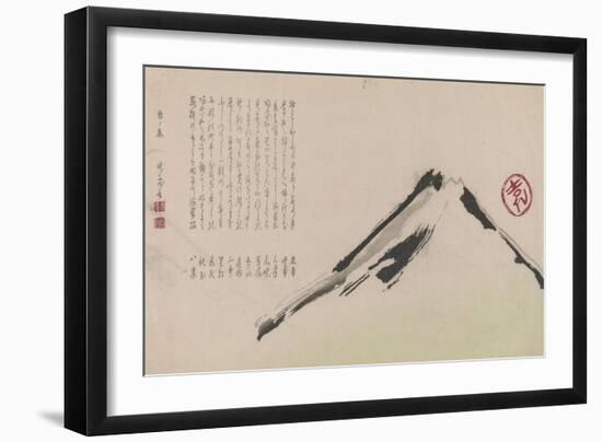 Mt. Fuji, 1877-Shibata Zeshin-Framed Giclee Print