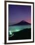 Mt. Fuji and City Lights, Viewed from Mitsu Tohge, Yamanashi, Japan-null-Framed Photographic Print