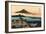 Mt. Fuji and Japanese Village-null-Framed Art Print