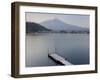 Mt. Fuji and Lake Kawaguchi, Kansai Region, Honshu, Japan-Peter Adams-Framed Photographic Print