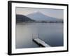 Mt. Fuji and Lake Kawaguchi, Kansai Region, Honshu, Japan-Peter Adams-Framed Photographic Print