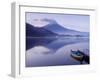 Mt. Fuji and Lake Kawaguchi, Kansai Region, Honshu, Japan-Peter Adams-Framed Photographic Print