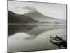 Mt. Fuji and Lake Kawaguchi, Kansai Region, Honshu, Japan-Peter Adams-Mounted Premium Photographic Print