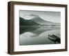 Mt. Fuji and Lake Kawaguchi, Kansai Region, Honshu, Japan-Peter Adams-Framed Photographic Print