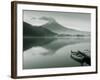 Mt. Fuji and Lake Kawaguchi, Kansai Region, Honshu, Japan-Peter Adams-Framed Photographic Print