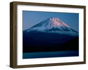 Mt. Fuji and Lake Motosu-null-Framed Photographic Print