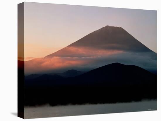 Mt. Fuji and Lake Shoji-null-Stretched Canvas