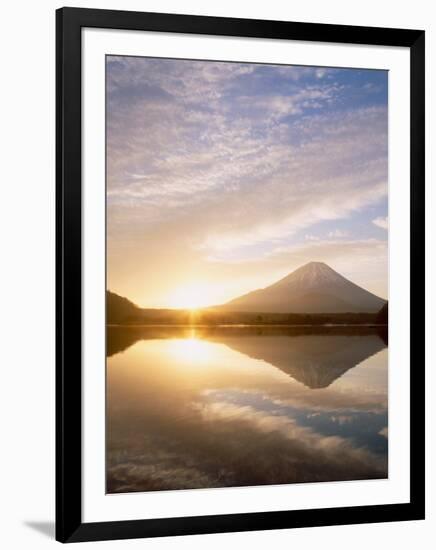 Mt. Fuji and Lake Shoji-null-Framed Premium Photographic Print