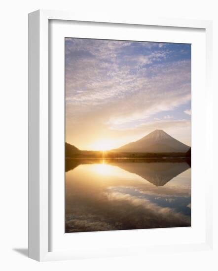 Mt. Fuji and Lake Shoji-null-Framed Photographic Print