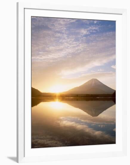 Mt. Fuji and Lake Shoji-null-Framed Photographic Print