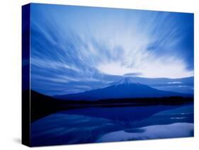 Mt. Fuji and Lake Tanuki-null-Stretched Canvas