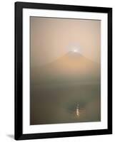 Mt. Fuji and Lake Tanuki-null-Framed Photographic Print