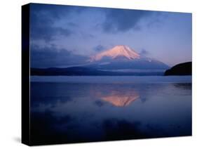 Mt. Fuji and Lake Yamanaka at Dawn-null-Stretched Canvas