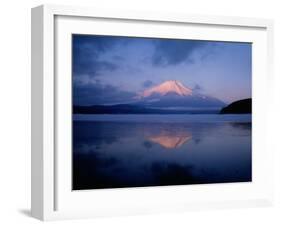 Mt. Fuji and Lake Yamanaka at Dawn-null-Framed Photographic Print